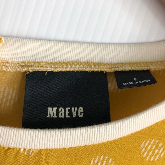 Maeve Yellow Polka Dot Blouse - Picture 3 of 9